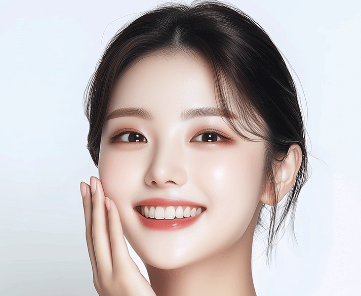 앞턱수술 전후 턱끝 라인 개선